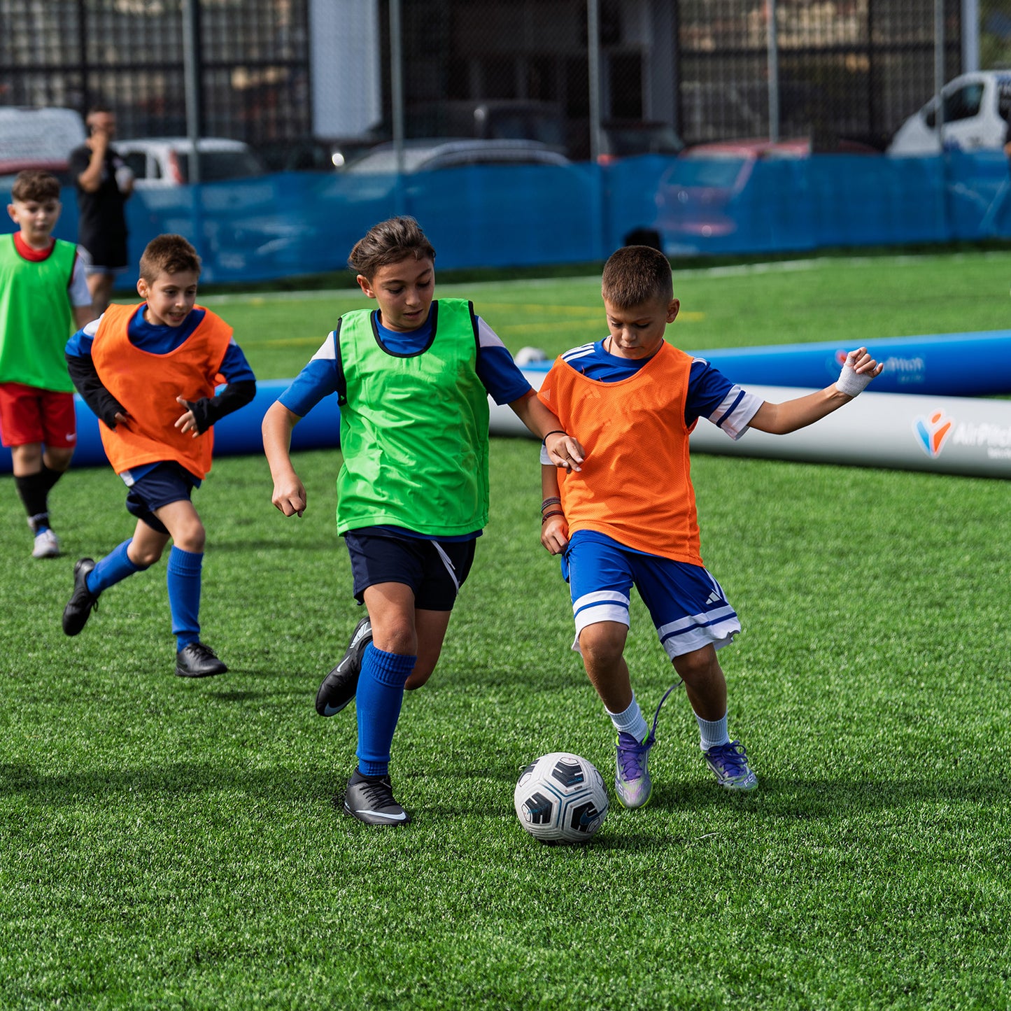 airpitch 3v3 inflatable football pitch blow up soccer field