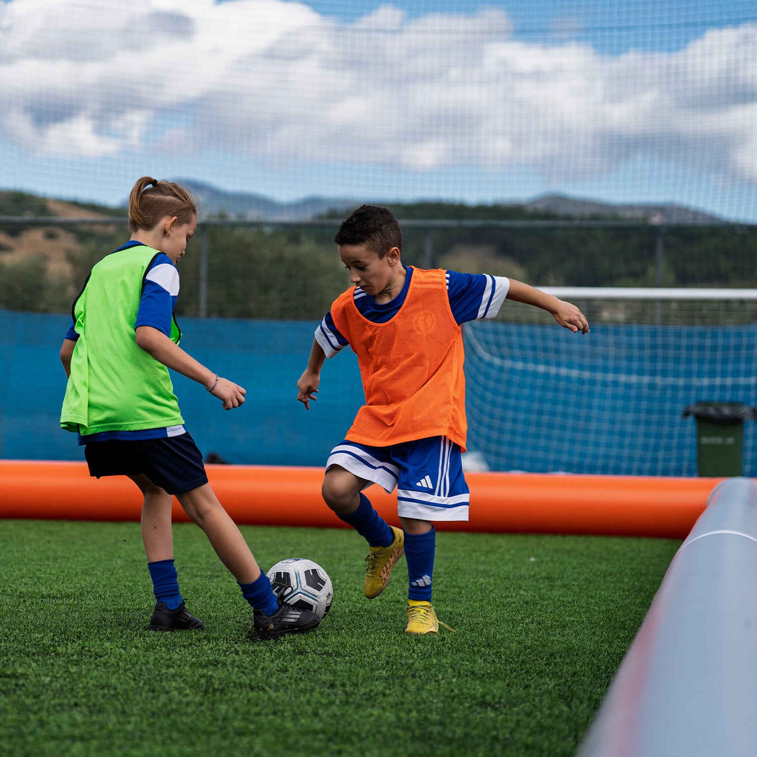 airpitch 3v3 inflatable football pitch blow up soccer field