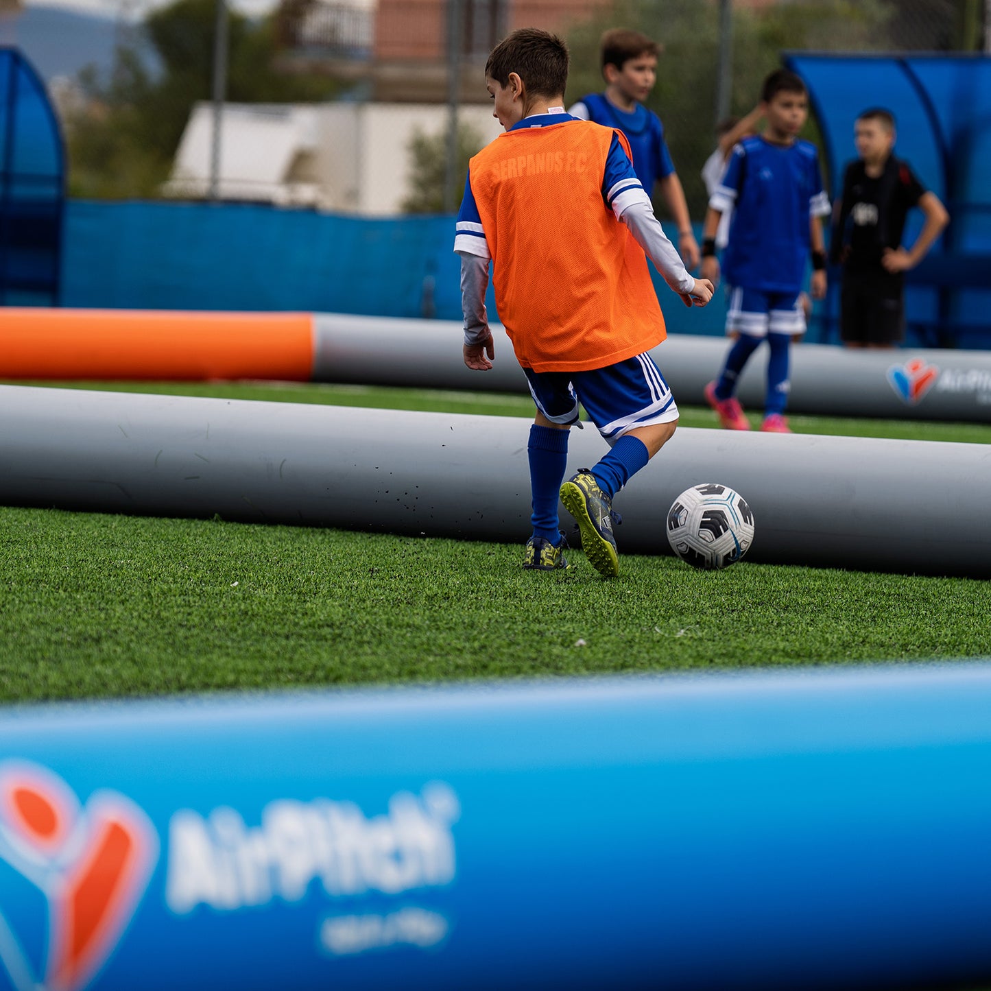 airpitch 3v3 inflatable football pitch blow up soccer field