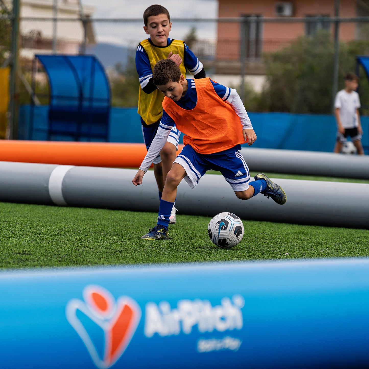 airpitch 3v3 inflatable football pitch blow up soccer field