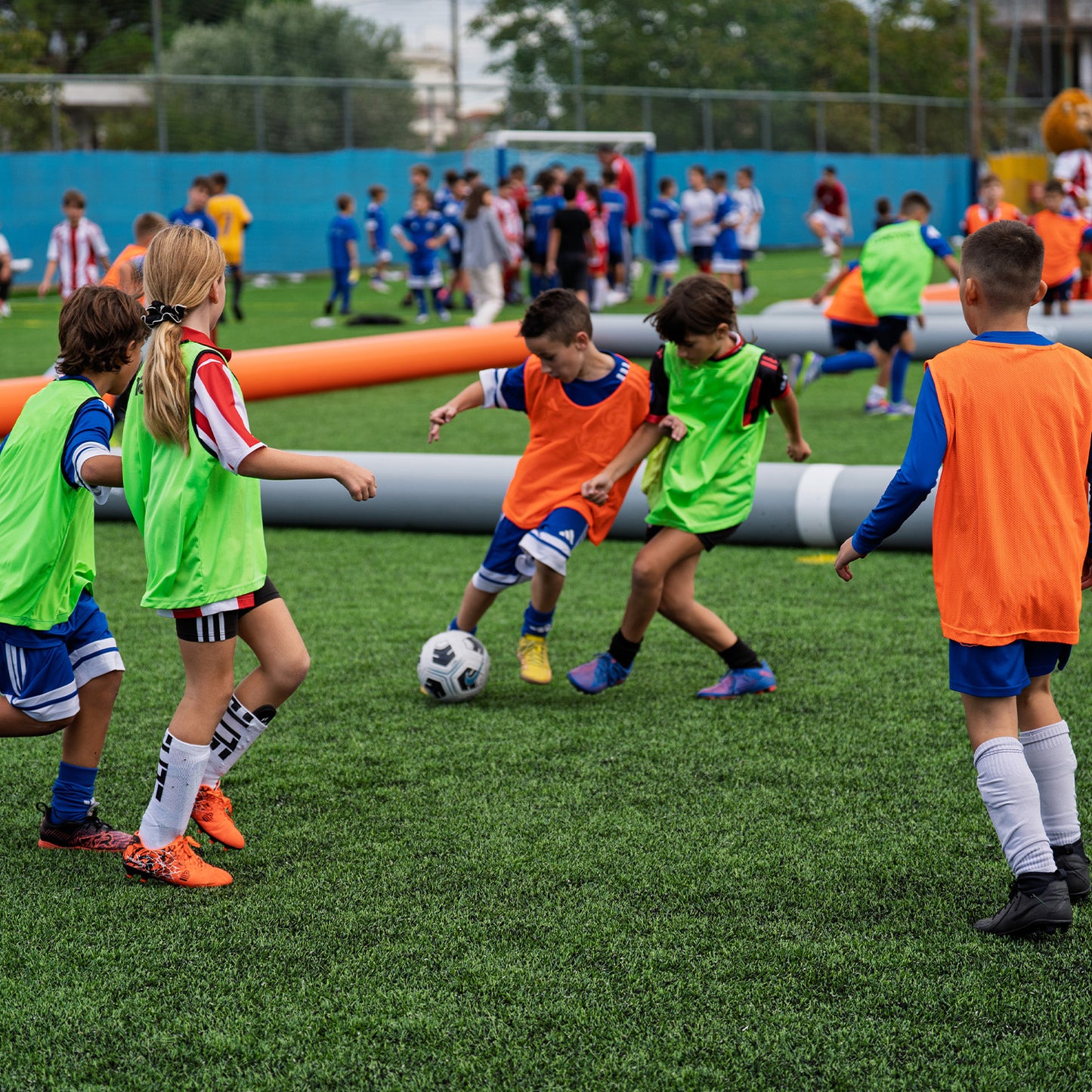 airpitch 3v3 inflatable football pitch blow up soccer field