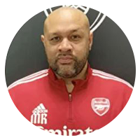 Arsenal Academy Manager Testimonial for AirPitch Inflatable Football Pitch