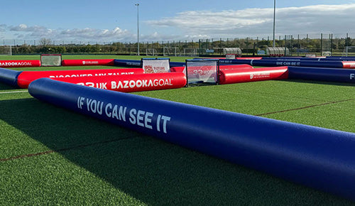 Inflatable football pitch by AirPitch for the Future Lionesses FA Programme