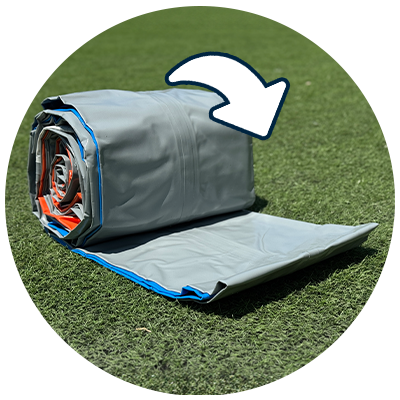 airpitch deflation instructions - step 4: roll