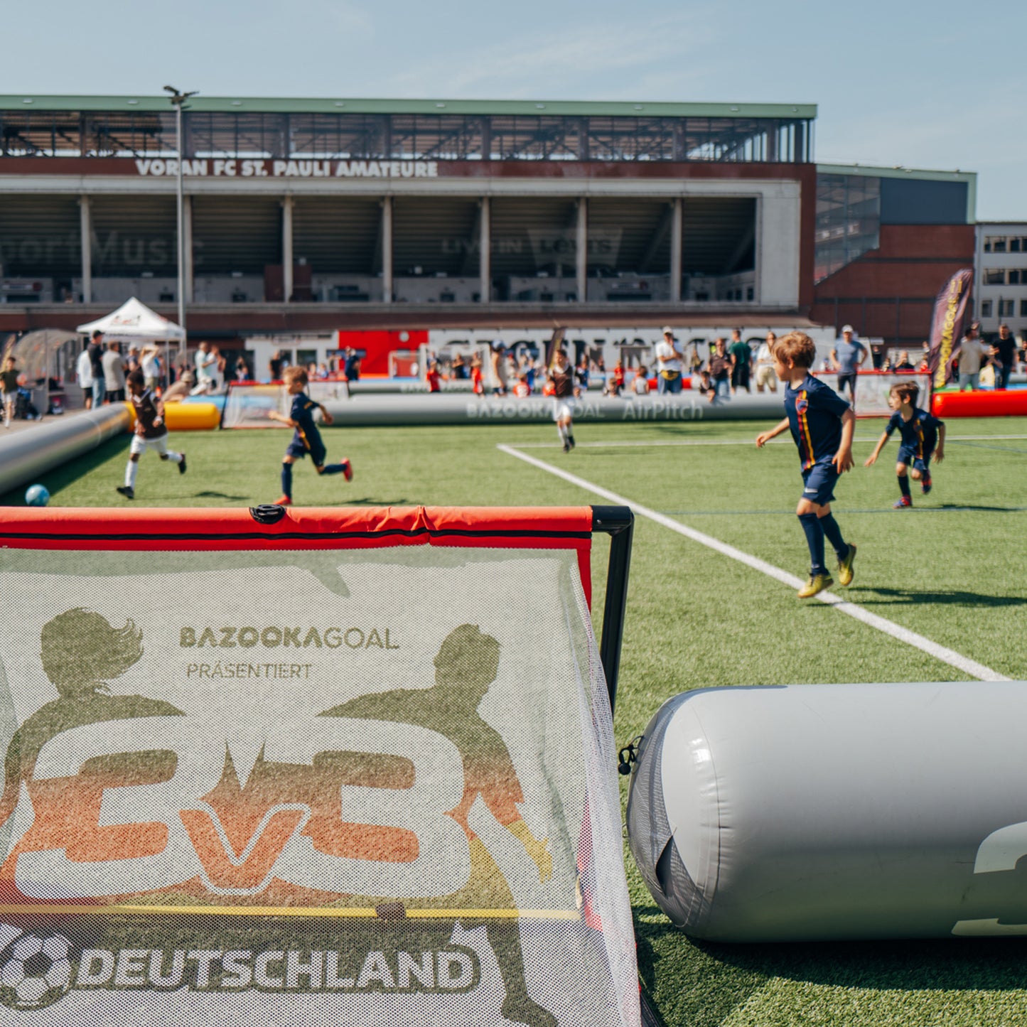 AirPitch Pro Funino Inflatable Football Pitch (22x17m)