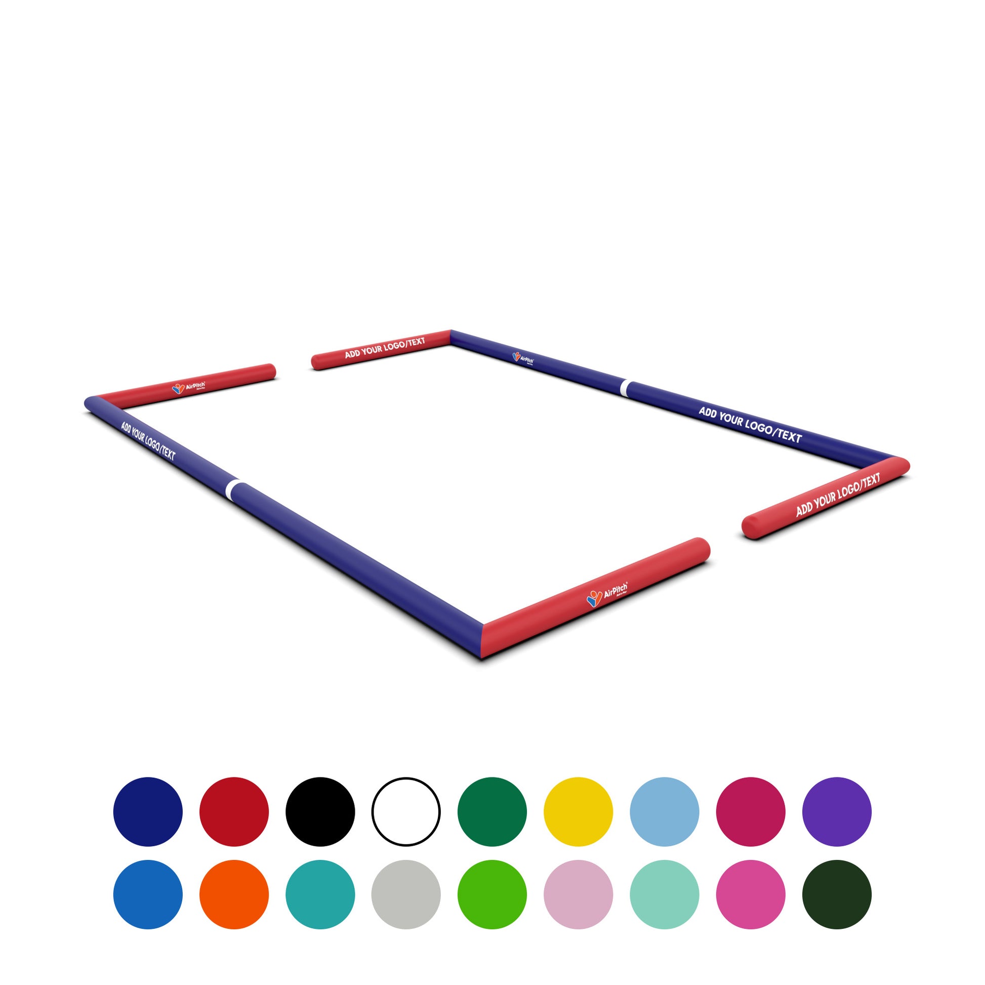 airpitch inflatable football soccer pitch field 3v3 blow up 15x10m custom