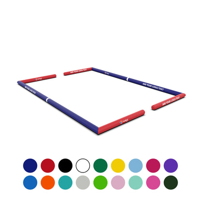 airpitch inflatable football soccer pitch field 3v3 blow up 15x10m custom