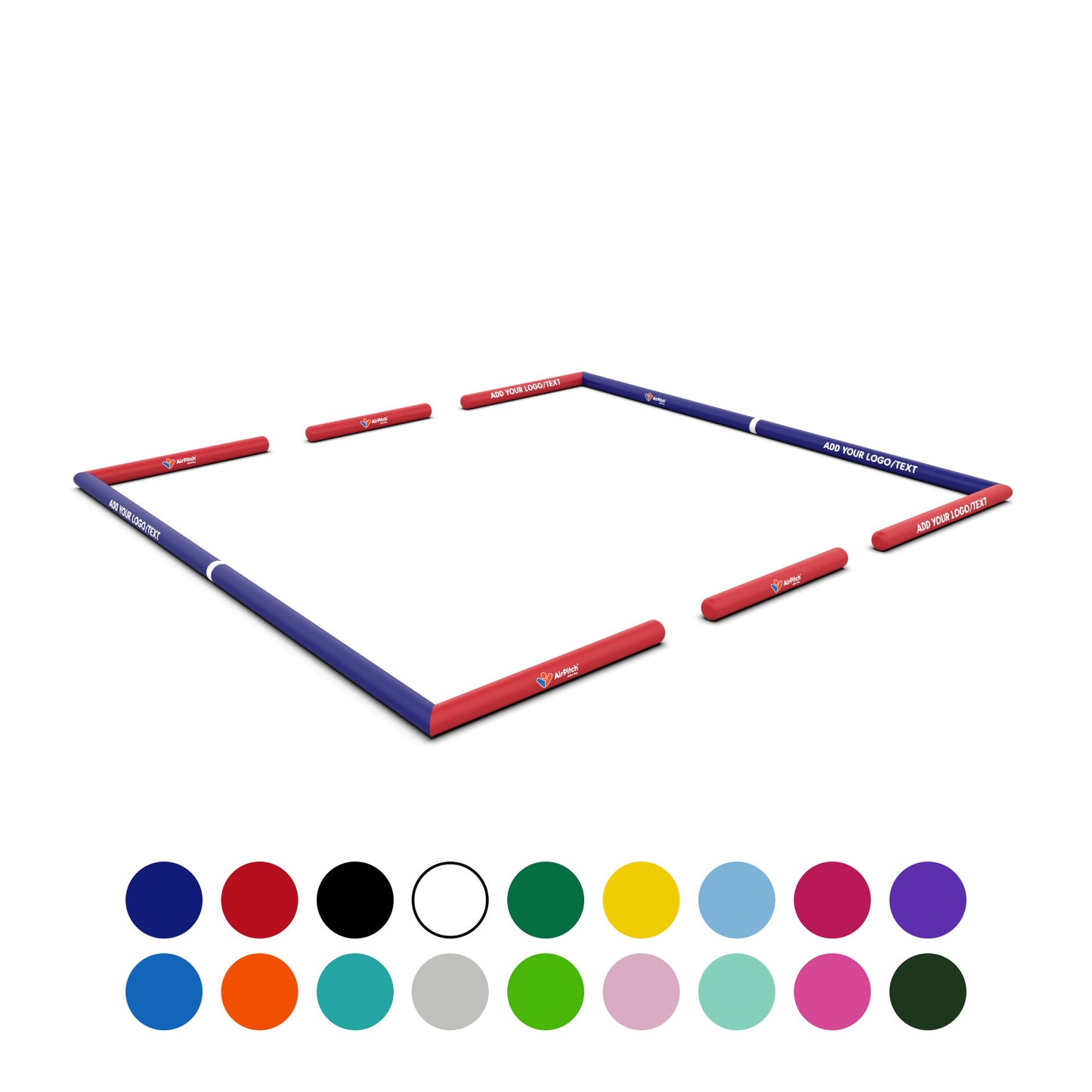 airpitch inflatable football soccer pitch field 3v3 blow up 15x10m custom funino