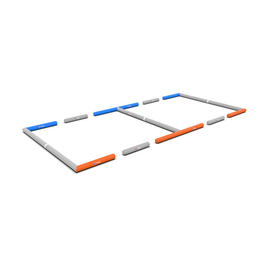 airpitch dual pro inflatable football soccer pitch field 3v3 blow up 15x20m