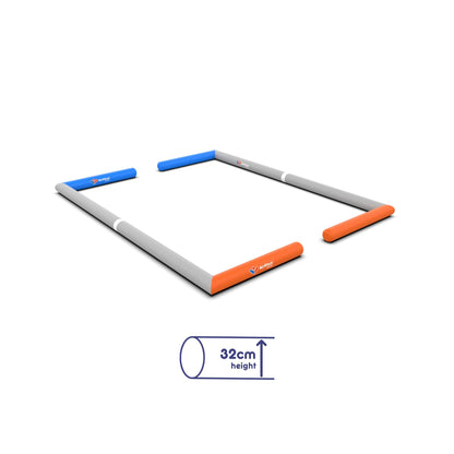 airpitch pro lite inflatable football soccer pitch field 1v1 blow up 10x7m