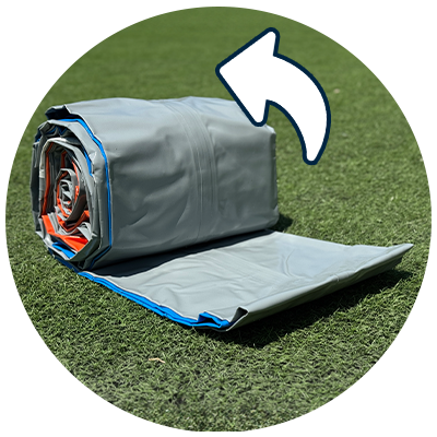 airpitch set up instructions - step 1: unroll