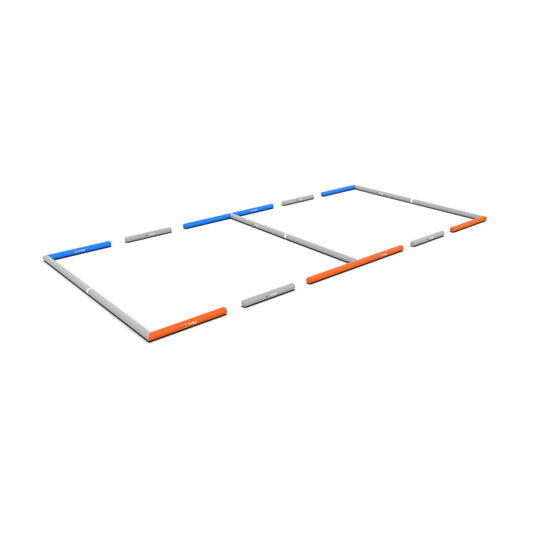 airpitch pro dual lite inflatable football soccer pitch field 3v3 blow up 15x20m