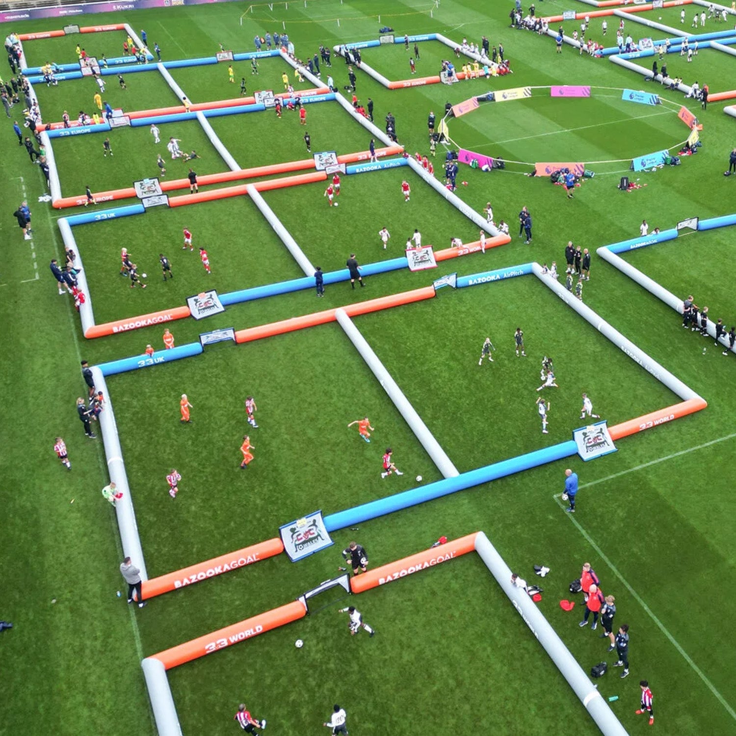 AirPitch Dual Pro 3v3 Inflatable Football Pitch (15x20m) | AirPitch ...